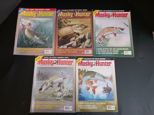 Musky hunter magazine - lot, 5